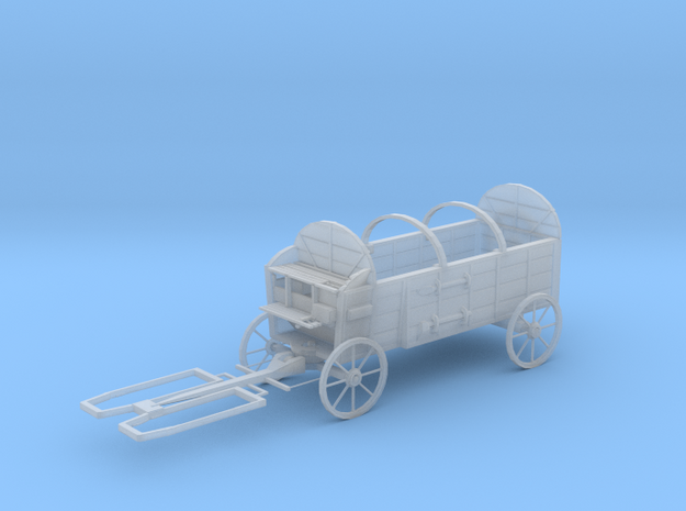 S Scale Hay Wagon  in Tan Fine Detail Plastic