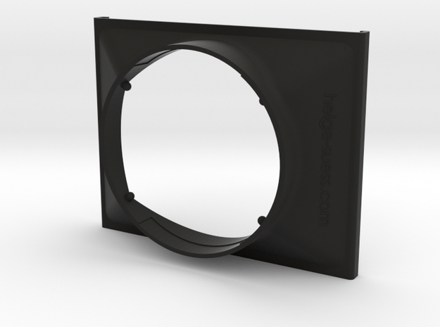 Filterholder for the Olympus Zuiko 7-14mm f4.0 WA in Black Natural Versatile Plastic