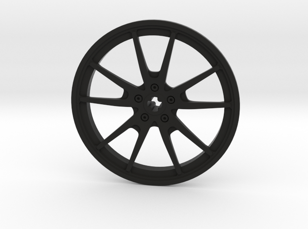 Racing Wheel Cover 14_56mm in Black Natural Versatile Plastic