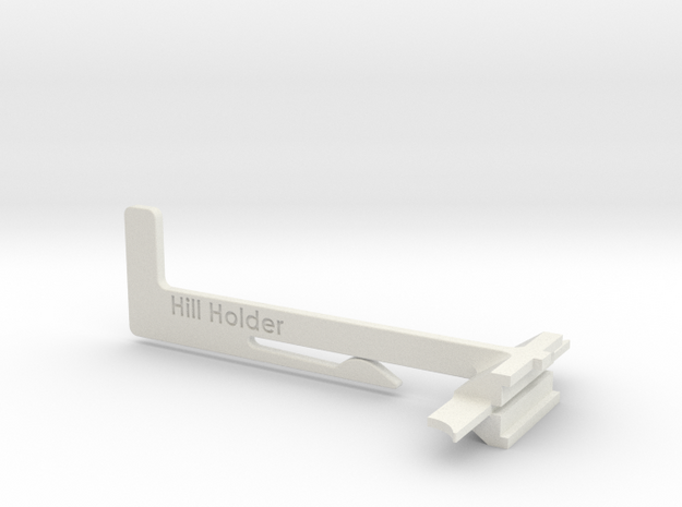 Hill Holder 100 in White Natural Versatile Plastic