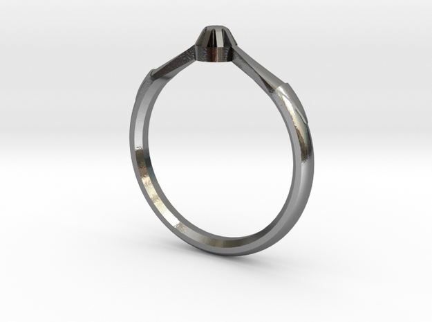 Emma's Lost Ring in Polished Silver