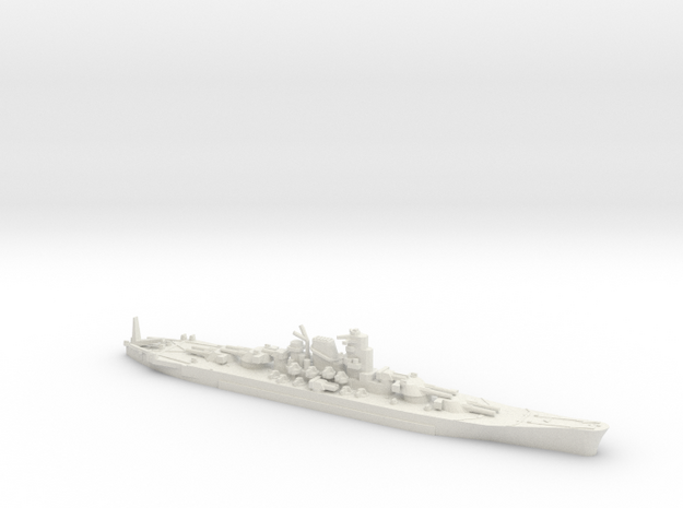 1/1800 IJN Projected Never Were Super Yamato in White Natural Versatile Plastic