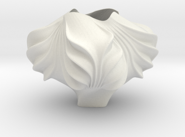 Asymptotic Lampshade in White Natural Versatile Plastic