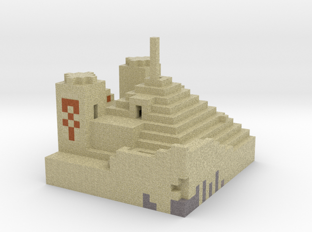 Minecraft Desert Temple  in Full Color Sandstone