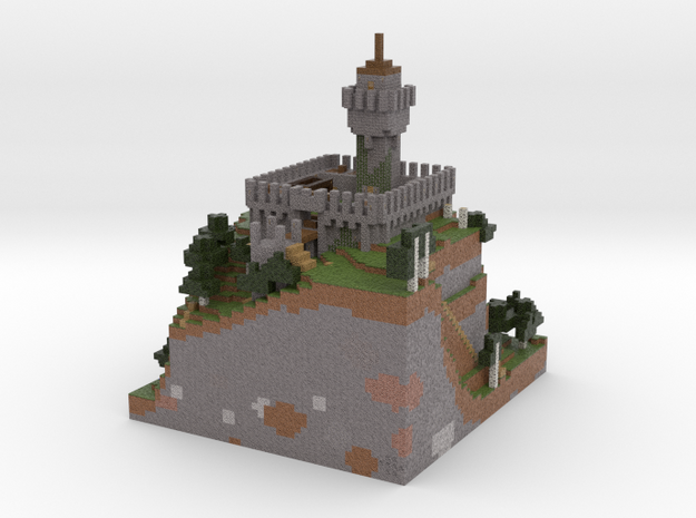 Minecraft Godes Fortress in Full Color Sandstone