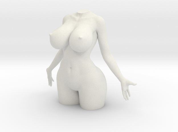 5CM Nude Girl Part 005 in White Natural Versatile Plastic