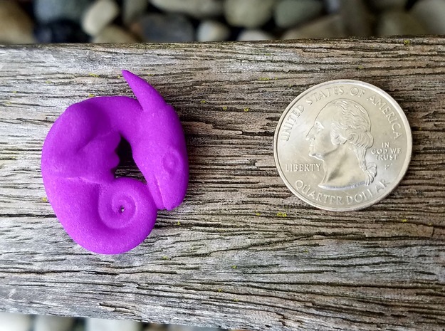 Dragon Hatchling in Purple Processed Versatile Plastic