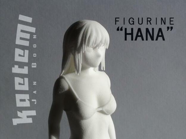 Figurine "Hana" (17cm)  in White Natural Versatile Plastic
