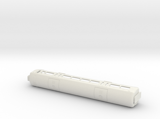 Electrostar 377/7, 379 & 387 00 Gauge Bodyshell in White Natural Versatile Plastic