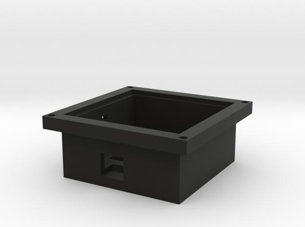 BoxForIridium9603-RockBlockPCB in Black Natural Versatile Plastic