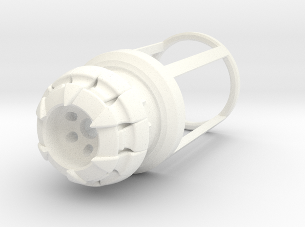 Blade Plug - Moraband in White Processed Versatile Plastic