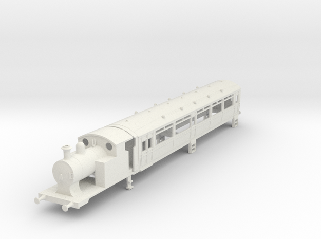 O-87-l-y-steam-railmotor1 in White Natural Versatile Plastic
