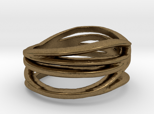 My Awesome Ring Design Ring Size 7.5 in Natural Bronze