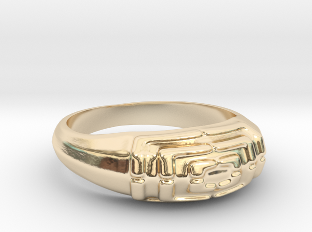 Ring Sawtomy - 16mm in 14K Yellow Gold