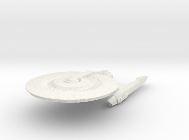 Midway Class Cruiser in White Natural Versatile Plastic