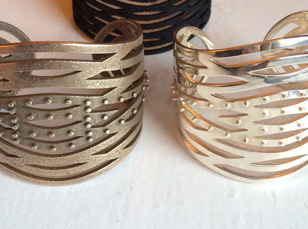 Crisscross Cuff in Polished Brass