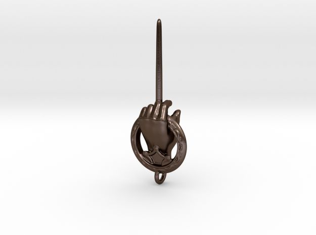 Hand of the King - Game of Thrones in Polished Bronze Steel