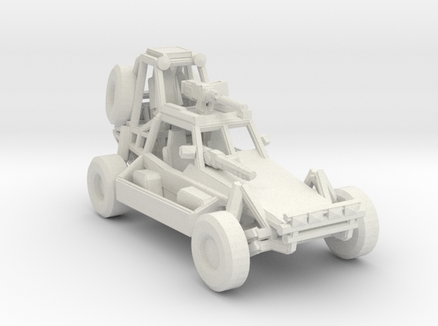 Desert Patrol Vehicle v2 1:285 scale in White Natural Versatile Plastic