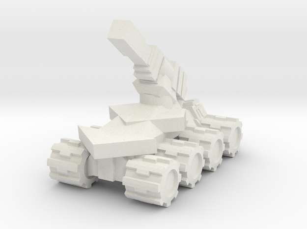 RB Scaled up Artillery in White Natural Versatile Plastic