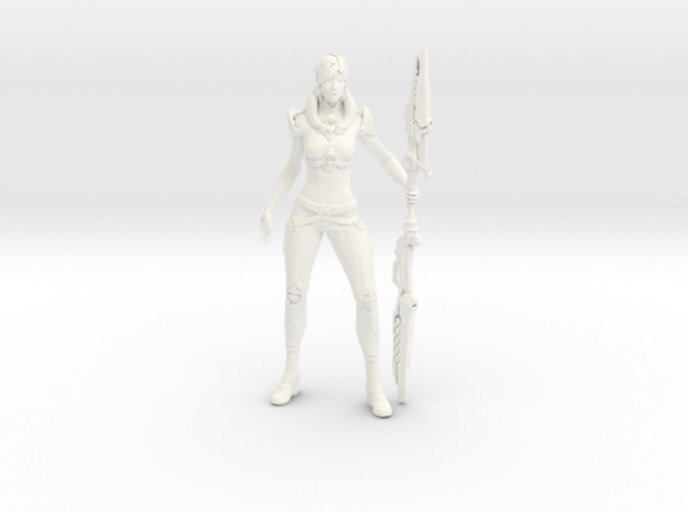 Dekker 6.5" Tall Figure in White Processed Versatile Plastic