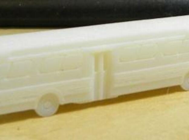 GM FishBowl Bus - Z Scale in Gray Fine Detail Plastic