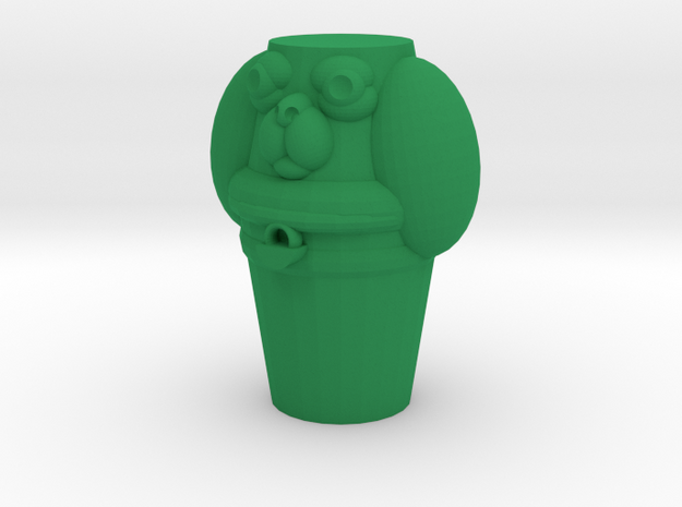Pupper Stopper I in Green Processed Versatile Plastic