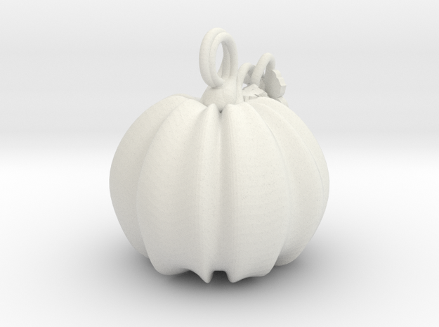 Pumpkin 1.75 in White Natural Versatile Plastic