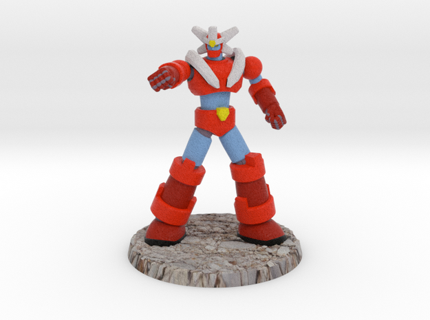 Big Science Retro-Mecha - 6mm Scale, with Base in Full Color Sandstone: 1:450 - T