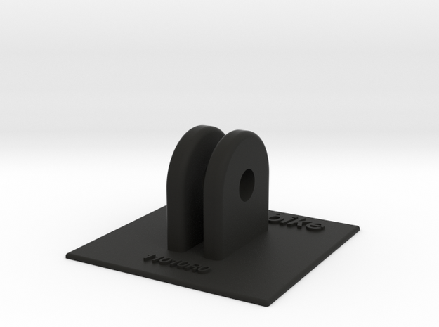 11010R0 Flat Thin GoPro Mount in Black Natural Versatile Plastic