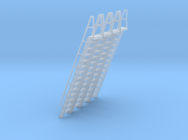 HO Scale Ladder 14 in Tan Fine Detail Plastic