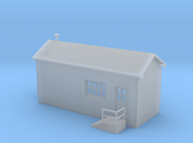 'N Scale' - Yard Manager Building in Tan Fine Detail Plastic
