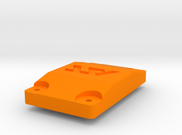 Wurfradgehaeuse Getriebedeckel in Orange Processed Versatile Plastic