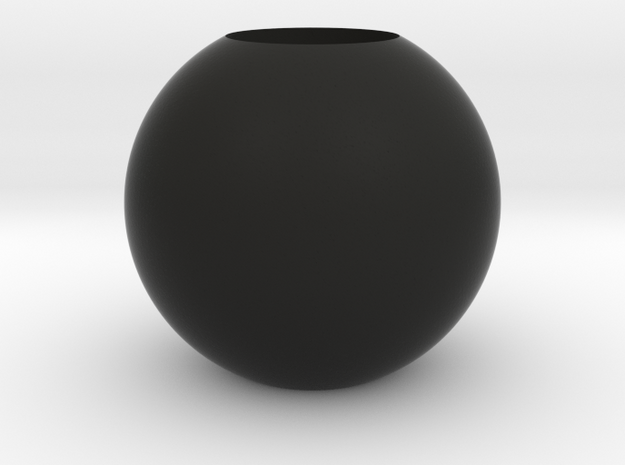Acoustic Sphere 50mm (22mm mic) in Black Natural Versatile Plastic