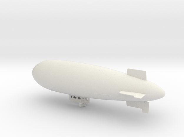 US ARmy Airship "TC-12-264" 1/350 scale in White Natural Versatile Plastic