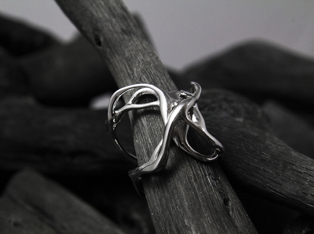 Muut_Ring (Phase 3) in Polished Silver: 6 / 51.5