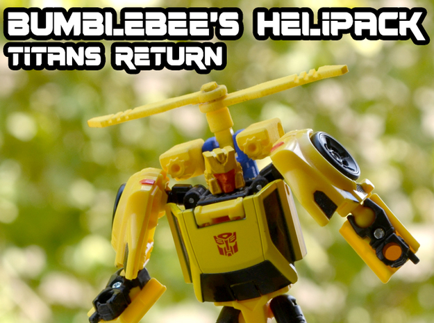 Bumblebee's Helipack (Titans Return) in Yellow Processed Versatile Plastic