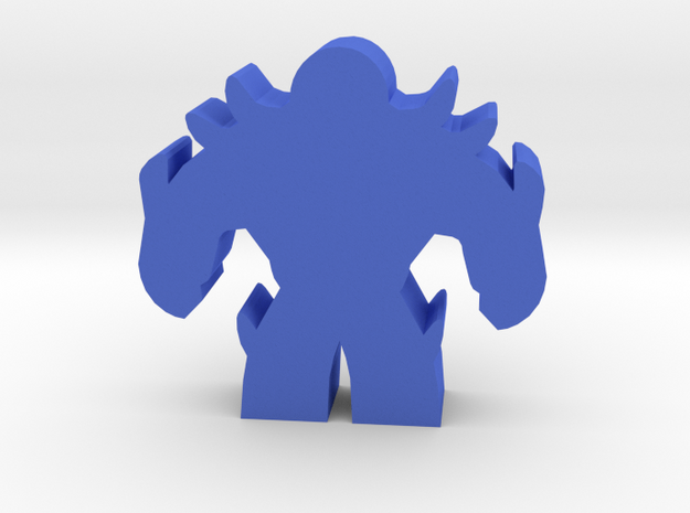Game Piece, Spike Brute in Blue Processed Versatile Plastic