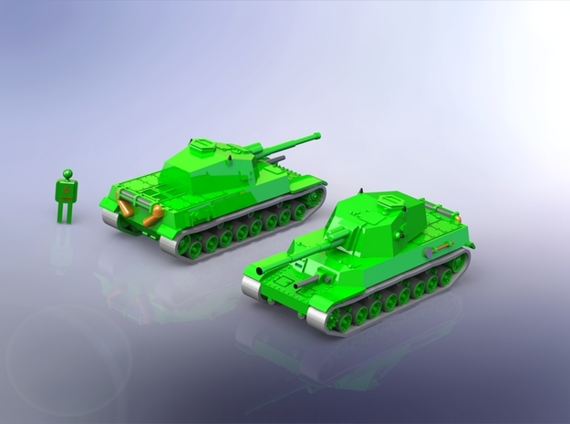 IJA Type 5 Chi-Ri Medium Tank 1/144 in Tan Fine Detail Plastic