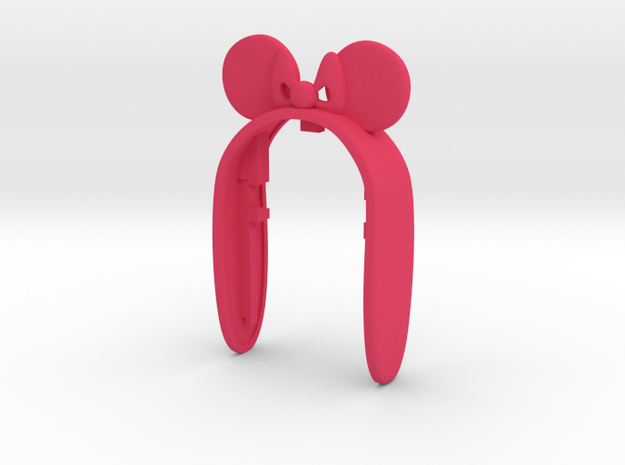  MOUSE 9 KEY FOB  in Pink Processed Versatile Plastic