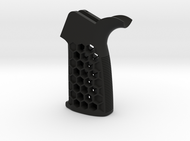 Shiny Kieran-Vihelmo (AR-15 Pistol Grip) in Black Natural Versatile Plastic
