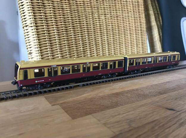 1/120 Drehgestell Br 481 Lemke ohne Stromabnehmer in Tan Fine Detail Plastic