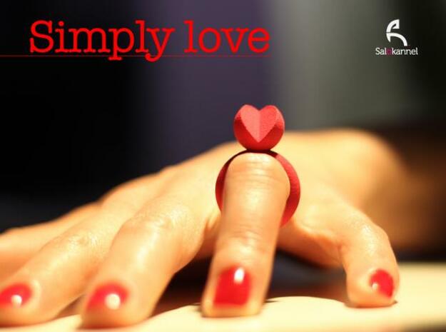 SIMPLY LOVE - size 7 in Red Processed Versatile Plastic