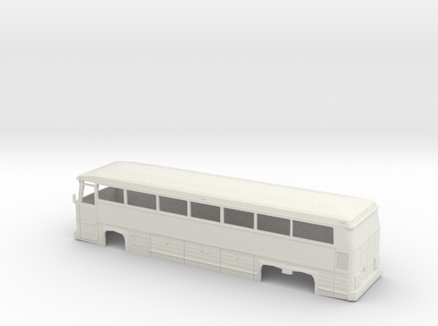 1/35 MCI MC 12 Coach Shell in White Natural Versatile Plastic