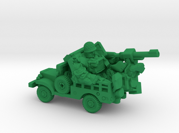 "Sarge" and "Eggsy", Vehicle Mode Miniature in Green Processed Versatile Plastic