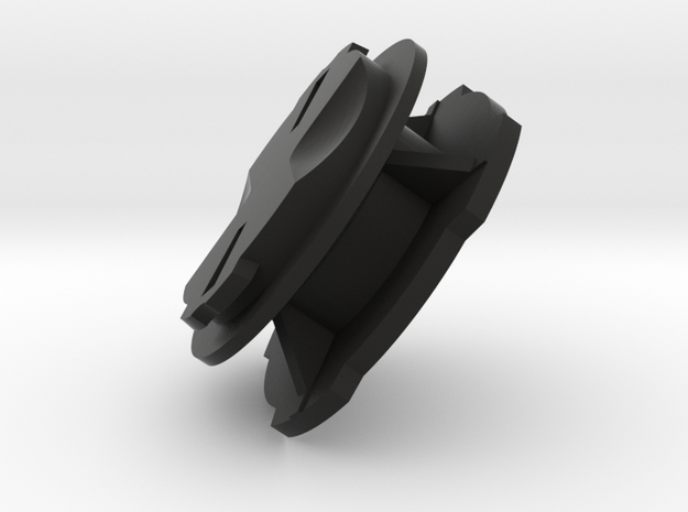 Garmin Edge Male Mount to Quad Lock Male Adapter in Black Natural Versatile Plastic