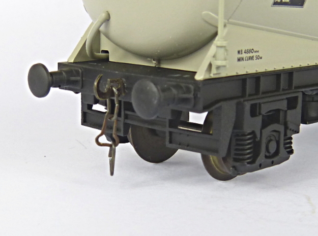 4mm PCA Brake Actuator Frame for Lima / Hornby Wag in Clear Ultra Fine Detail Plastic