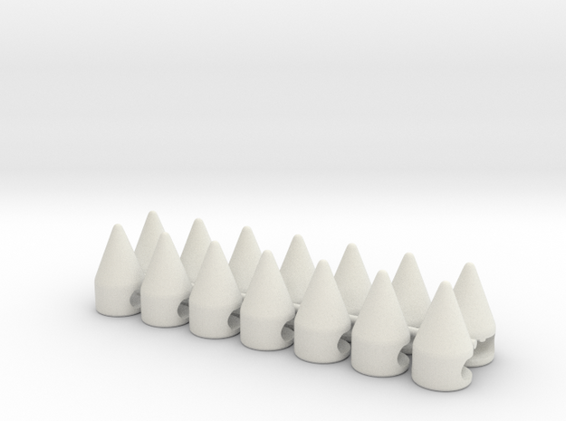 Brim Spike 14-Pack in White Natural Versatile Plastic