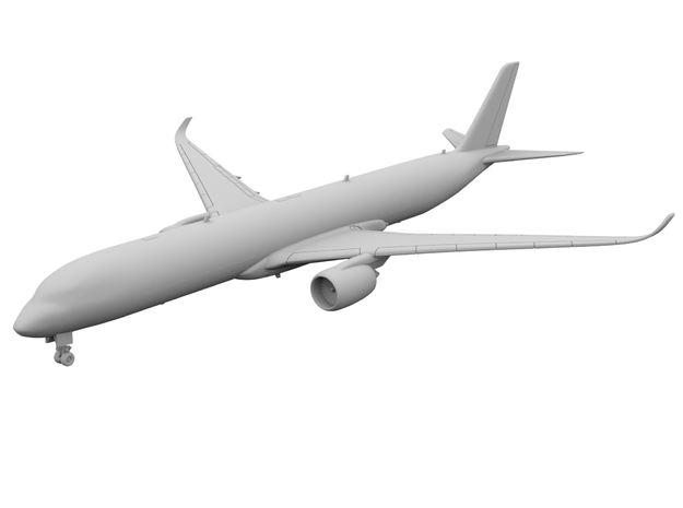 1:500 - A350-1000 in Tan Fine Detail Plastic