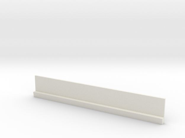 Profil 100mm Waggon-Sitzbank einfach hoch WSF 1:12 in White Natural Versatile Plastic