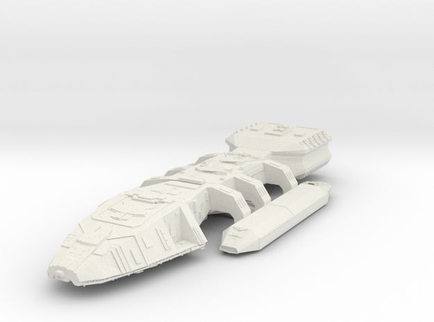 Battlestar Galactica in White Natural Versatile Plastic